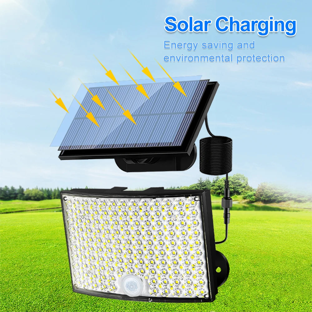 Solar Motion Sensor Flood Light
