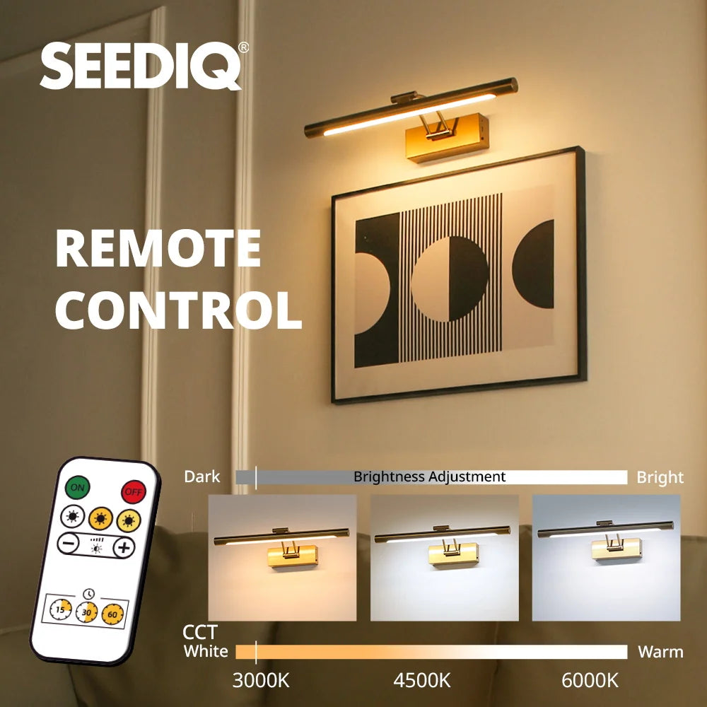 Rechargeable Picture Light with Remote