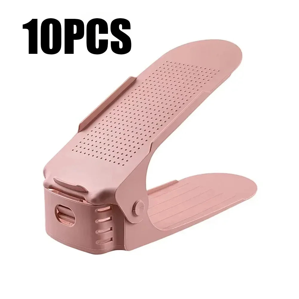 Adjustable Shoe Slot Organizers Set of 10