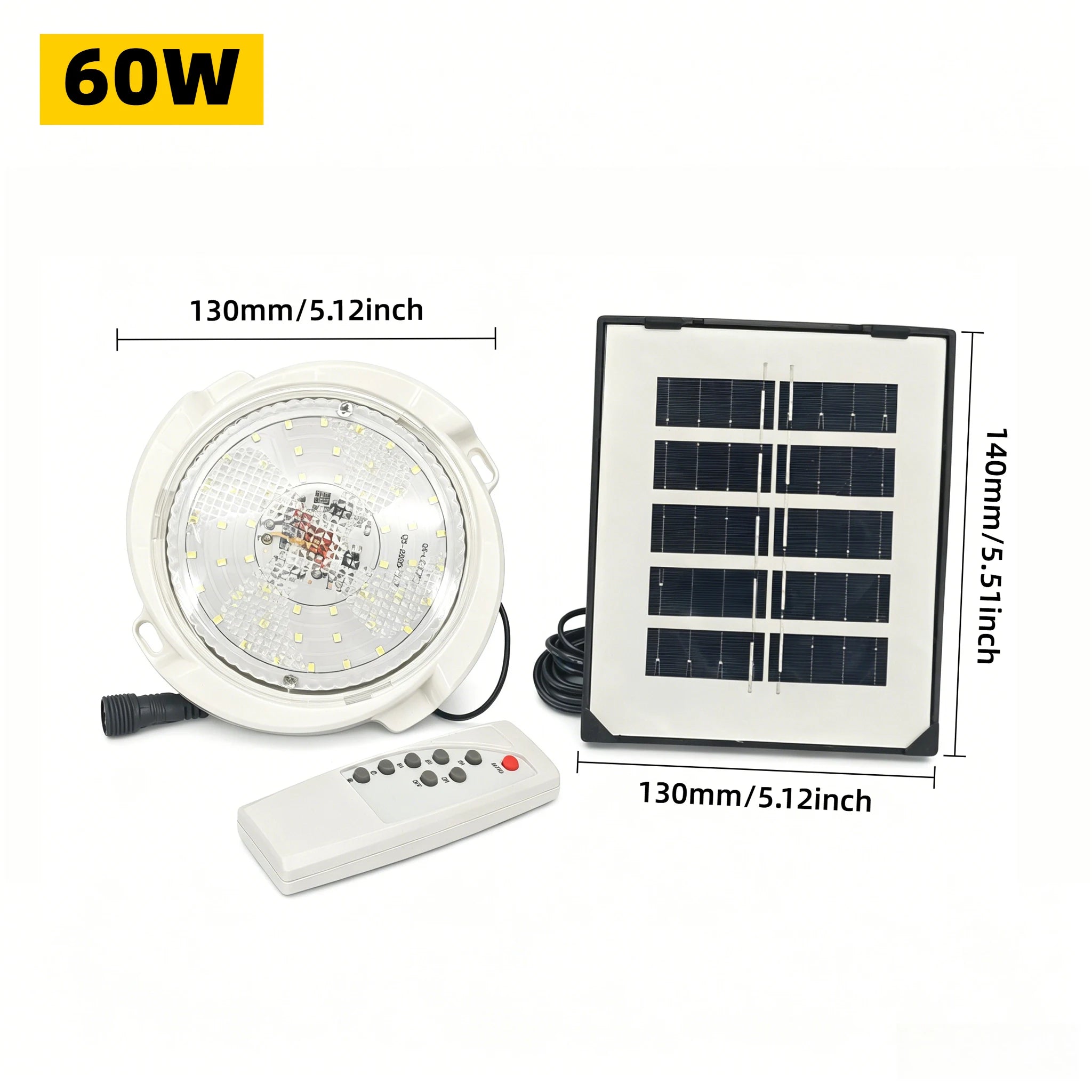 Solar Ceiling Light LED Home Indoor Bedroom Exterior Lighting LED High