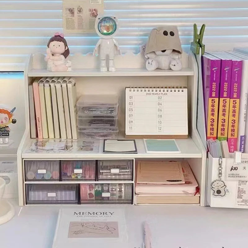 Two Layer Desktop Organizer Shelf