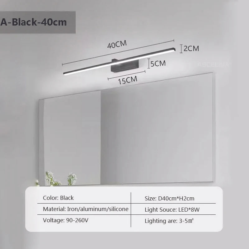 Long Strip LED Mirror Light