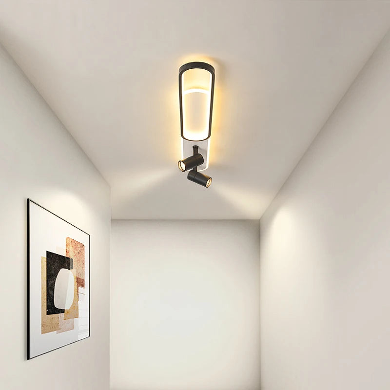 Ceiling Light with Adjustable Spotlights