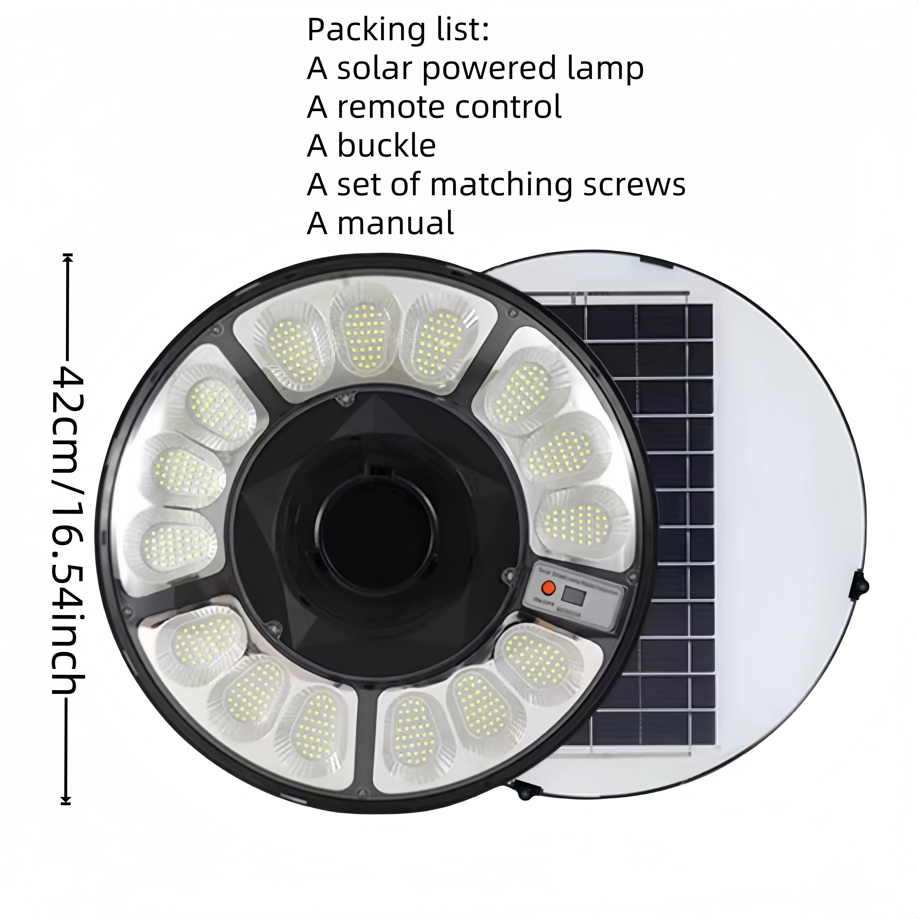 Solar Lamp Post Light with 78" Tall Pole, Removable, Dusk to Dawn