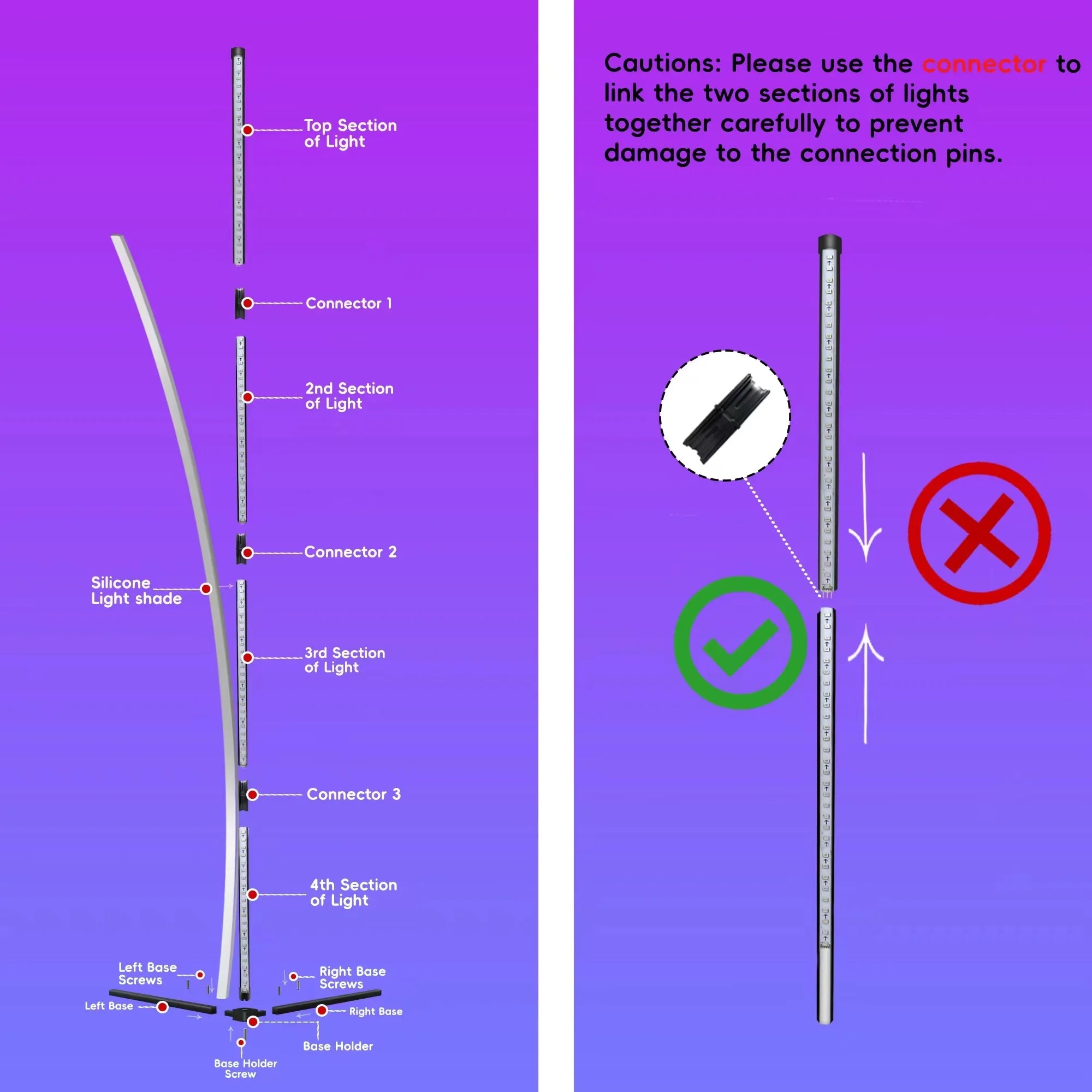 Music Sync Corner Floor Lamp