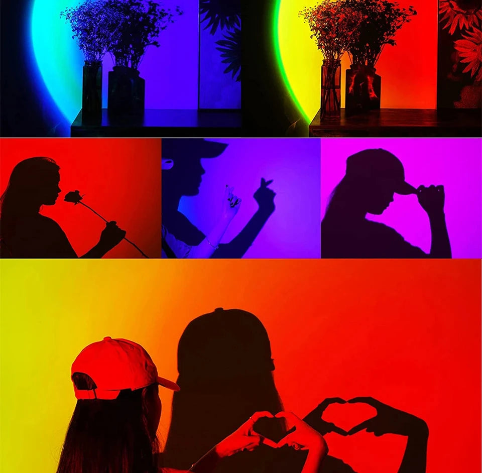 Sunset Bluetooth Rainbow Projector