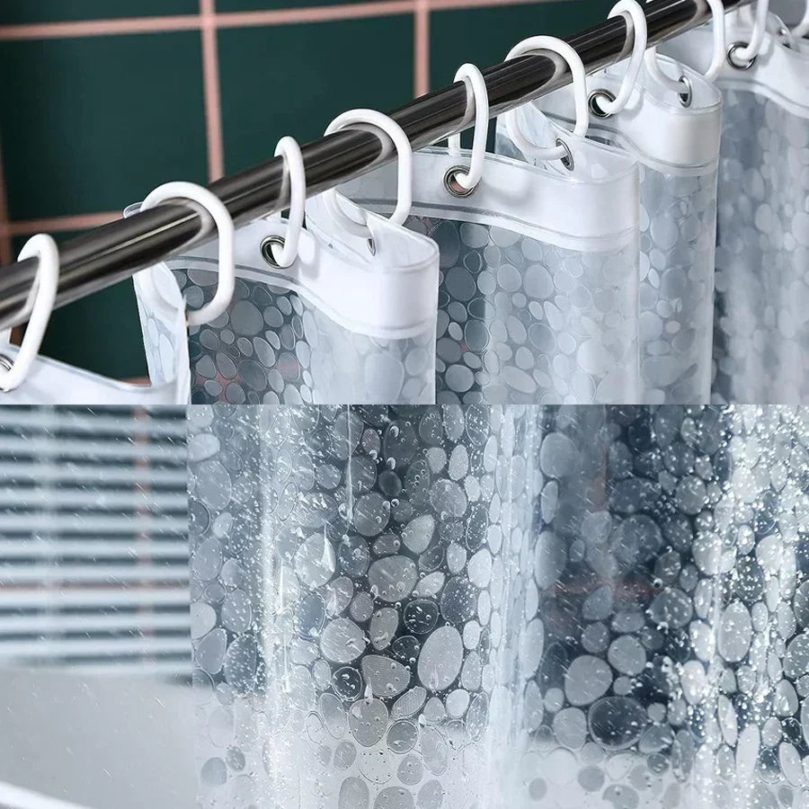 Bathroom Shower Curtain Transparent Lining Waterproof Bathtub Bathing