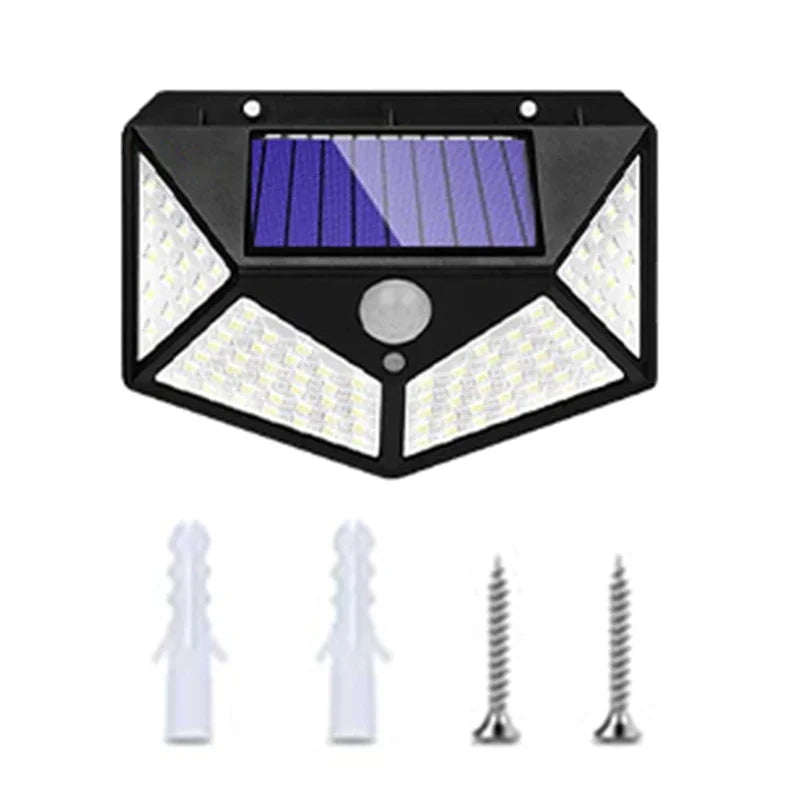 Solar Motion Sensor 3-Head Light