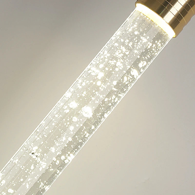 Luxury Gold Crystal Pendant Light
