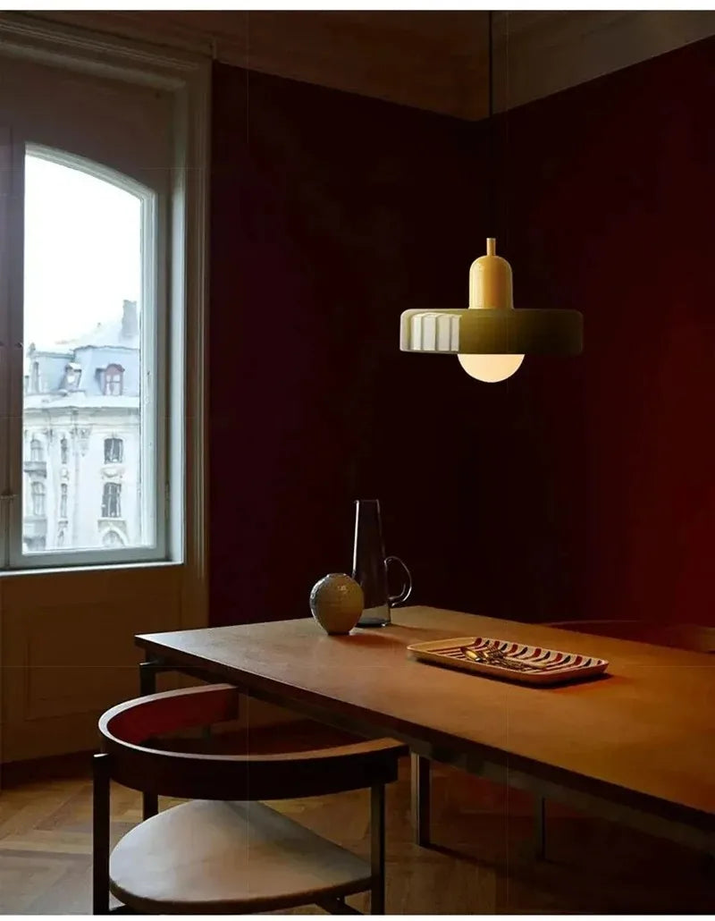 Nordic Retro Glass Pendant Light