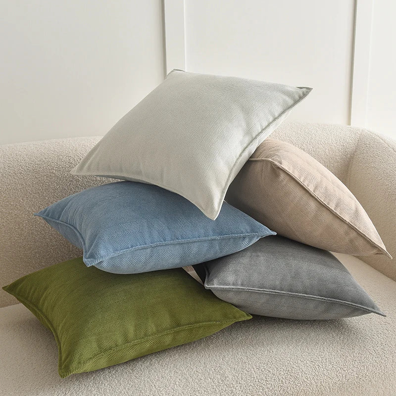MACT Decorative Pillow Covers Soft Chenille Couch Throw Pillow