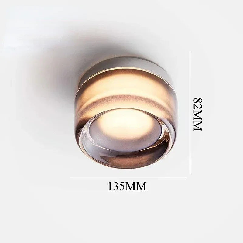 Modern Round Wall Lamp LED Acrylic Wall Light Sconce Living Room Aisel
