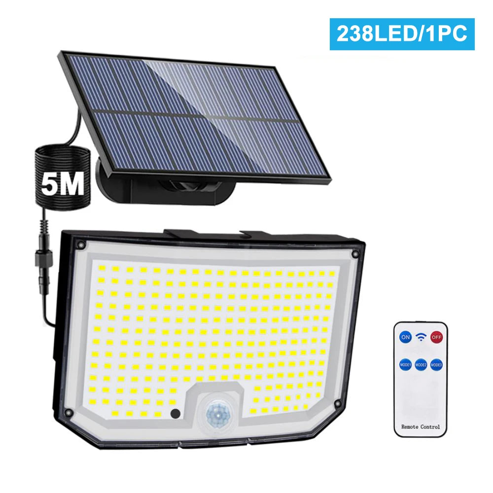 Solar Security Flood Light Motion Sensor