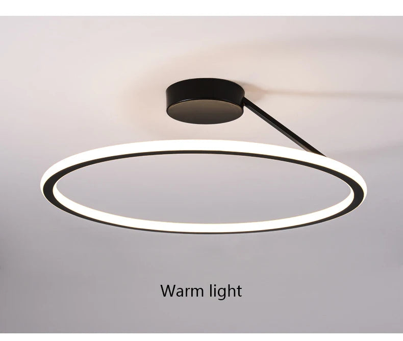 Simple Round Ring Ceiling Chandelier