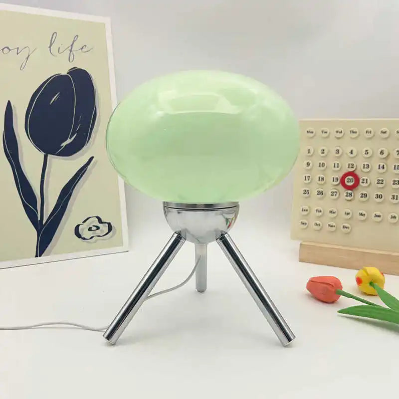 Bauhaus Glass Mushroom Table Lamp