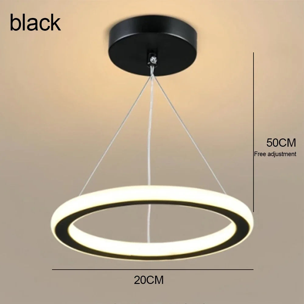 Three Colour LED Ceiling Chandelier