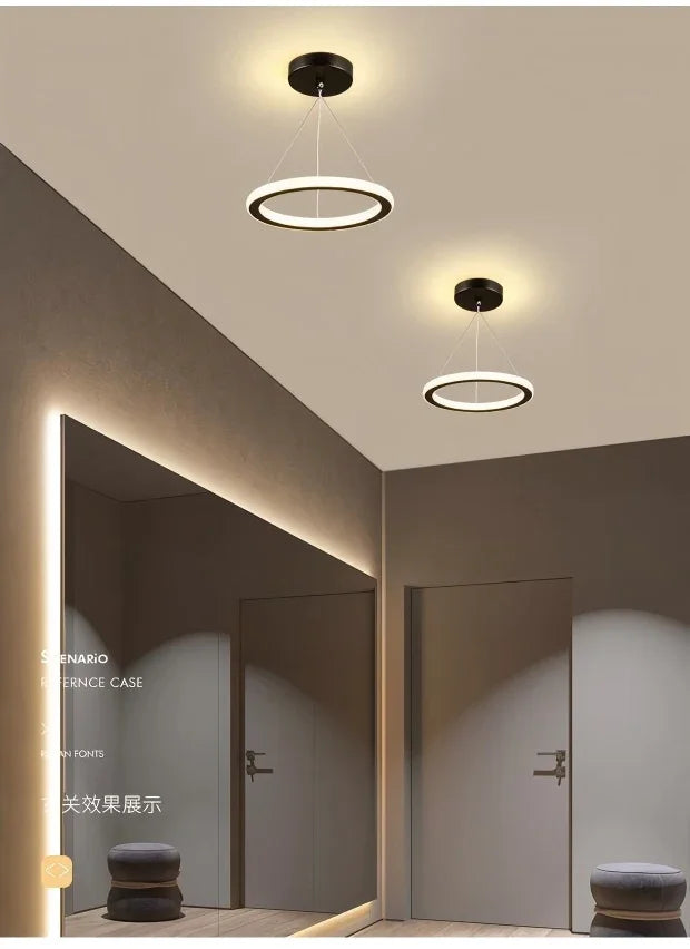 Three Colour LED Ceiling Chandelier