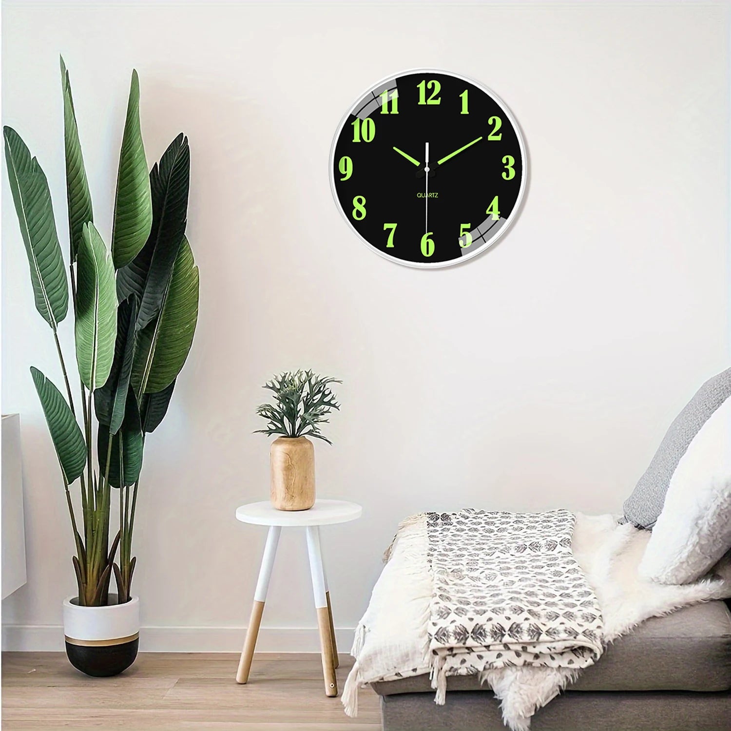 Luminous Round Wall Clock