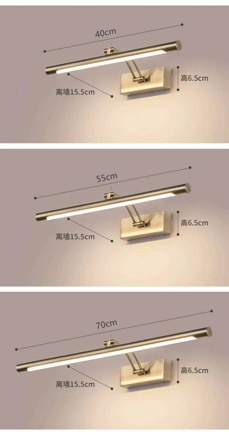 Adjustable Vanity Picture Light