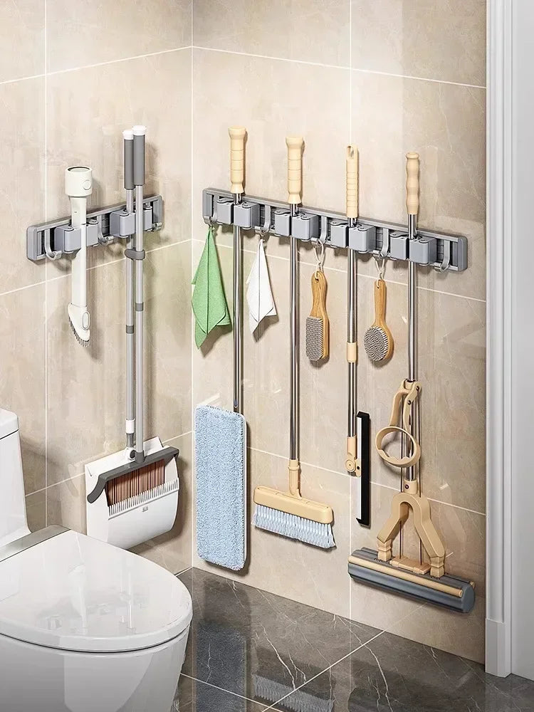 Wall Mounted Mop and Broom Holder