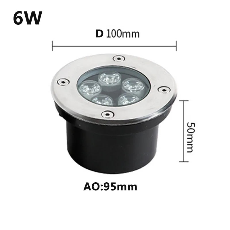 Slim Profile Inground Garden Light