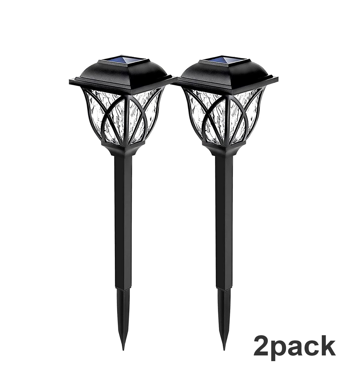 1-10 Pack Solar Yard Lights Bright Lawn Lights Outdoor Waterproof Led