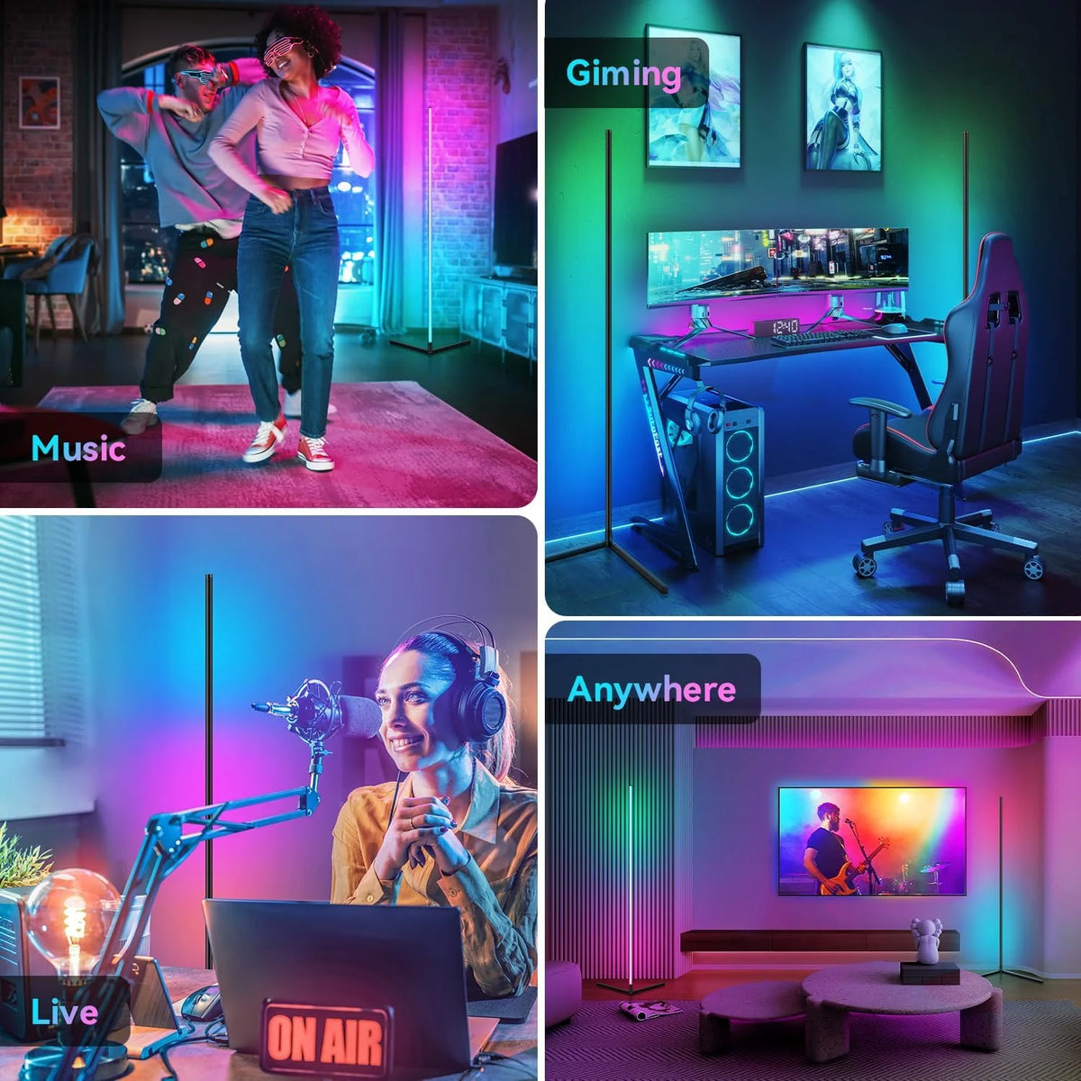 Smart RGB Music Sync Floor Lamp