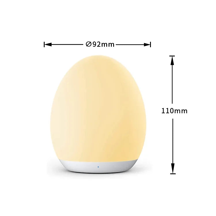 7 Color Changing Night Light RGB Remote Control Touch Dimmable Lamp