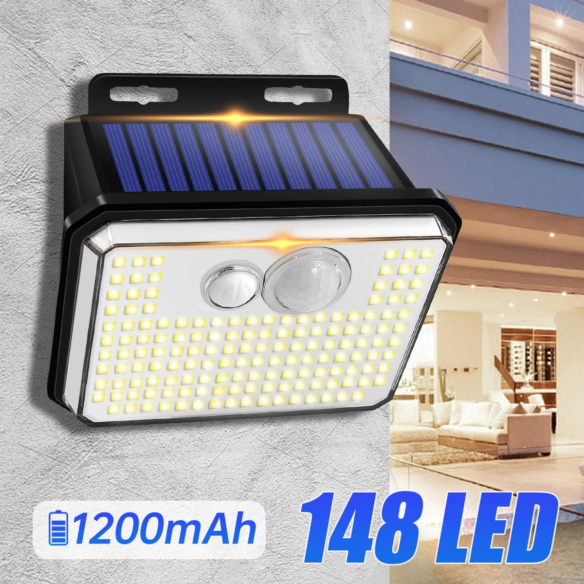 Solar Motion Sensor Wall Light