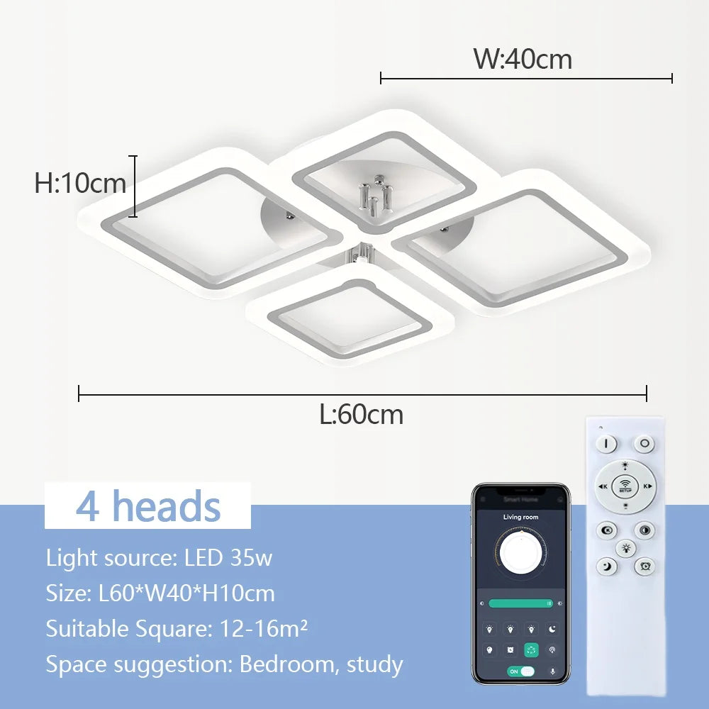 Nordic Multi Head LED Ceiling Light