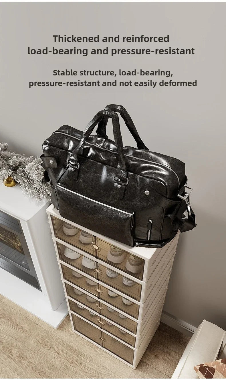 Foldable Transparent Shoe Storage Box