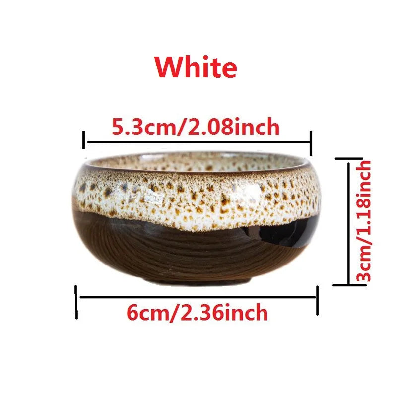 Mini Ceramic Bonsai Pots Set of 6