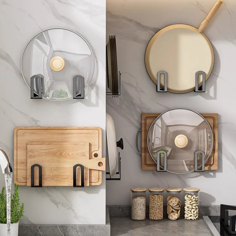 Wall Mounted Router Storage Bracket Pair
