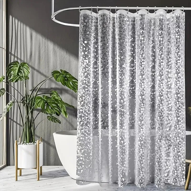 Bathroom Shower Curtain Transparent Lining Waterproof Bathtub Bathing