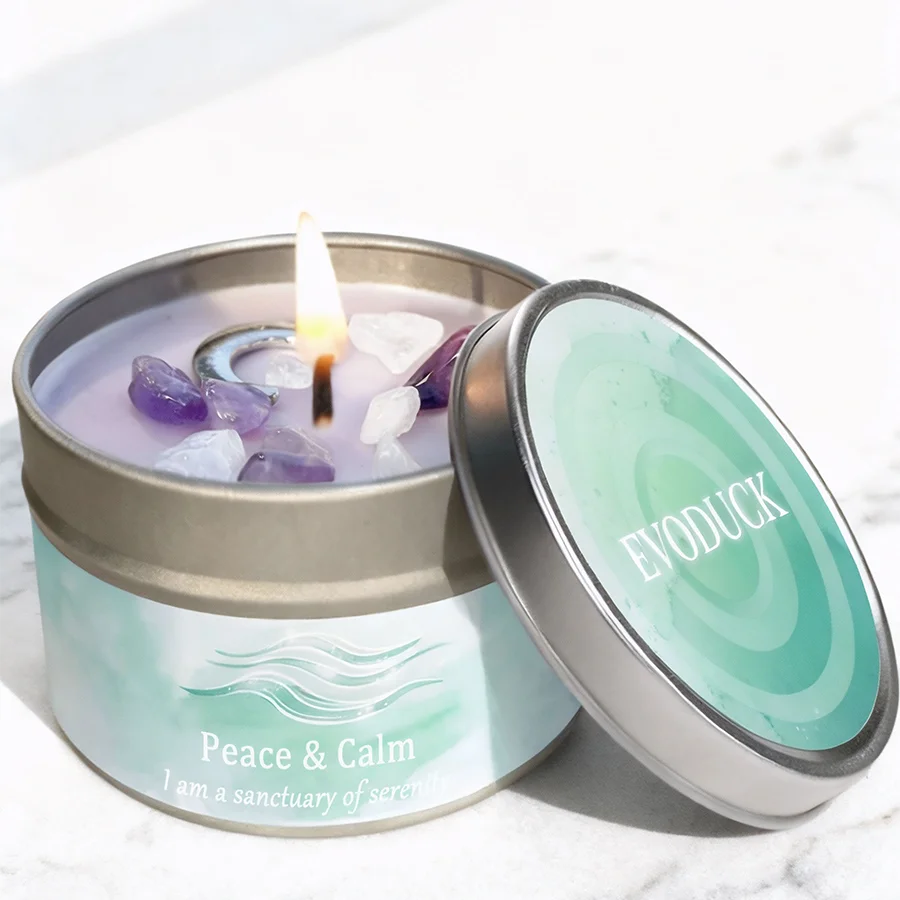 Law of Attraction Peace Ritual Candle, Lavender & Chamomile Aroma