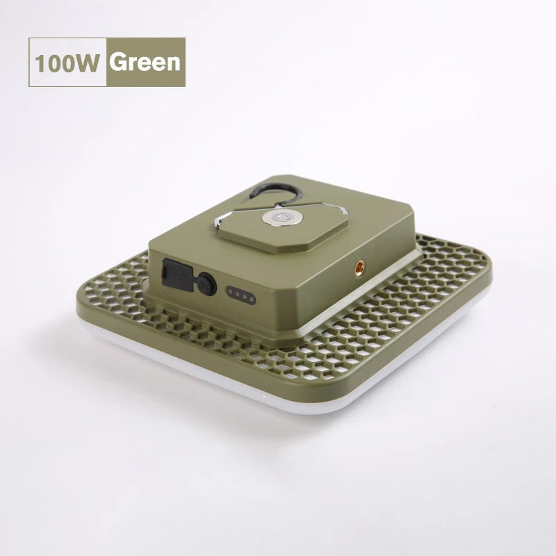 18000mAh 100W Rechargeable LED Camping Lantern Strong Light Magnetic