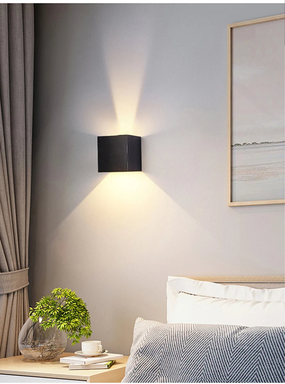 Square Up And Down LED Wall Light