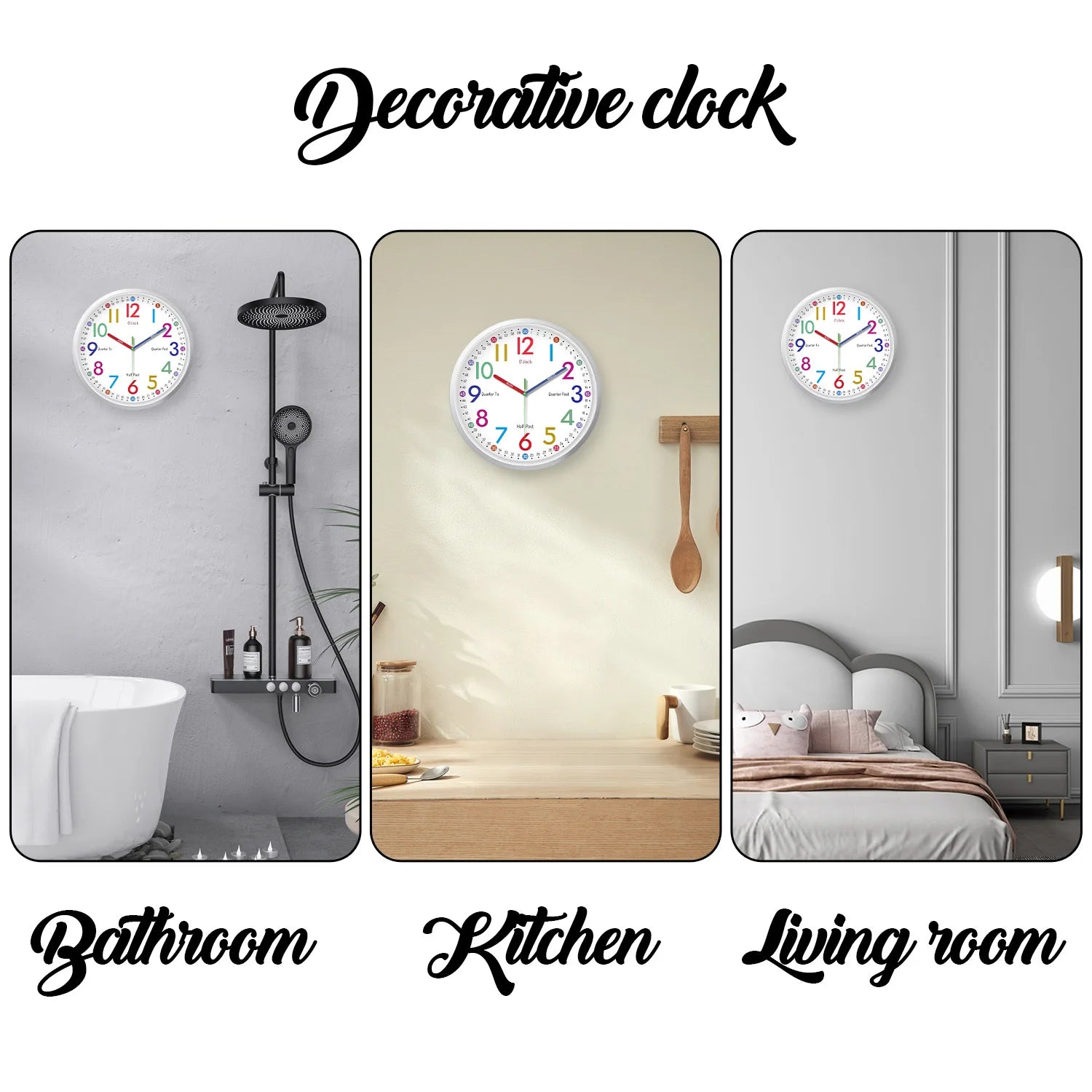 Minimalist Glass Wall Clock
