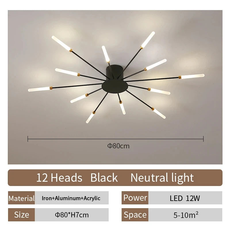 Nordic Modern LED Ceiling Lamp