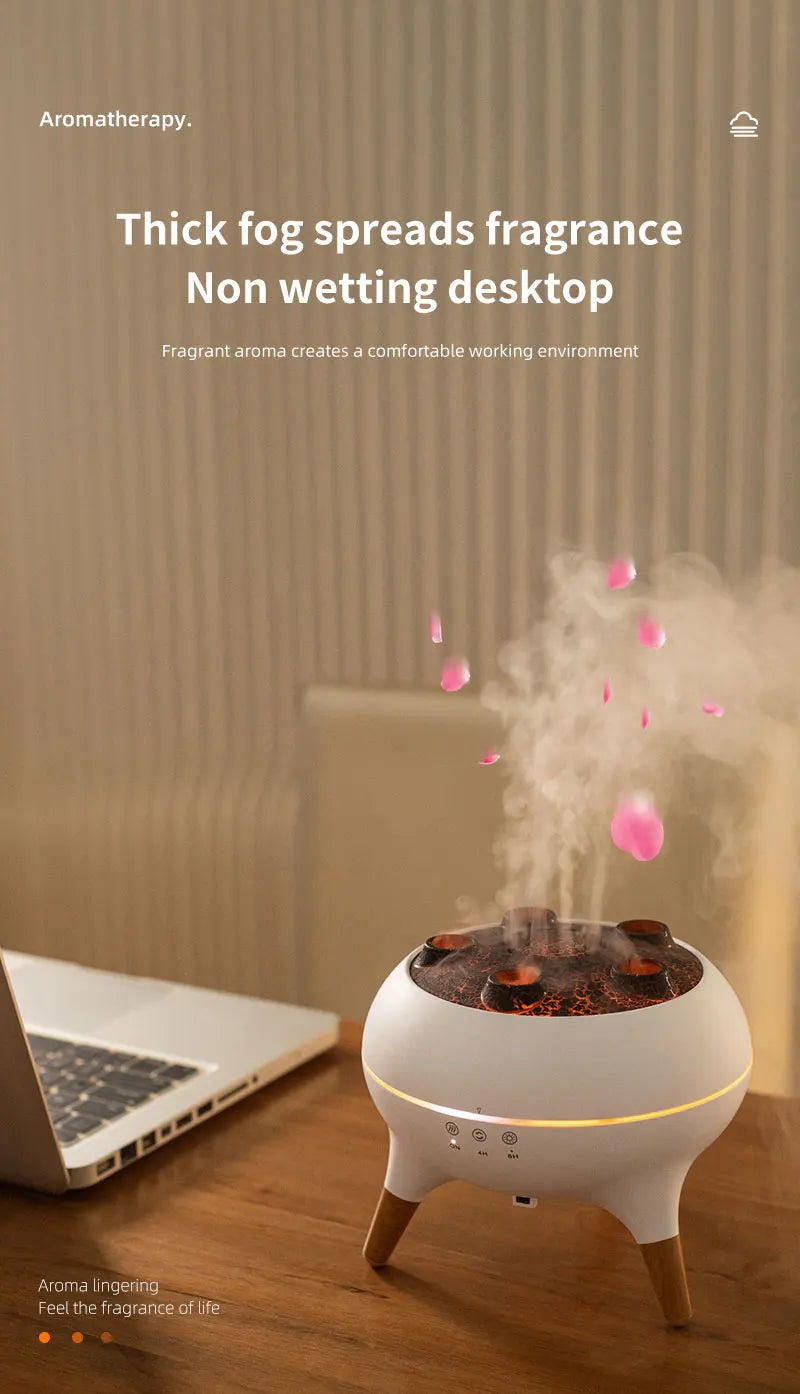 Dynamic Jellyfish Air Humidifier 250ml Essential Oil Diffuser Remote