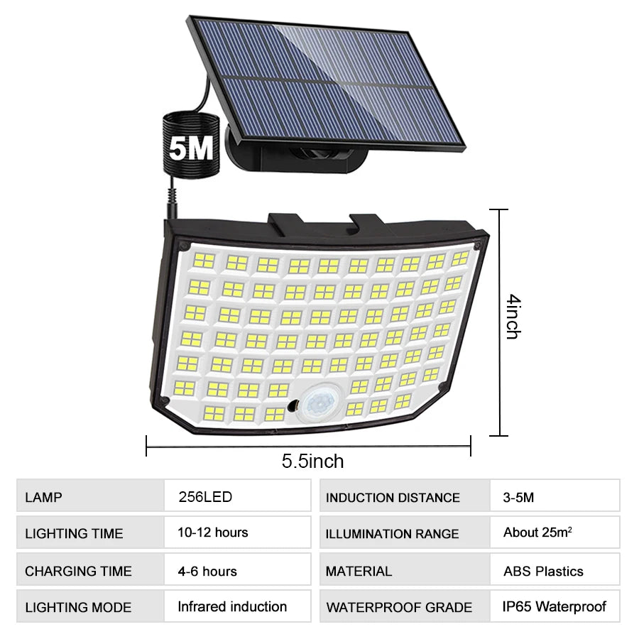 Solar Motion Sensor Security Light