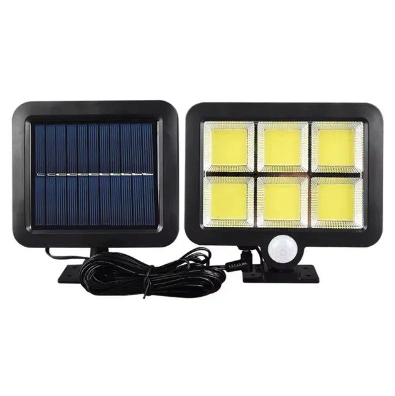 Solar Split Panel Motion Wall Light