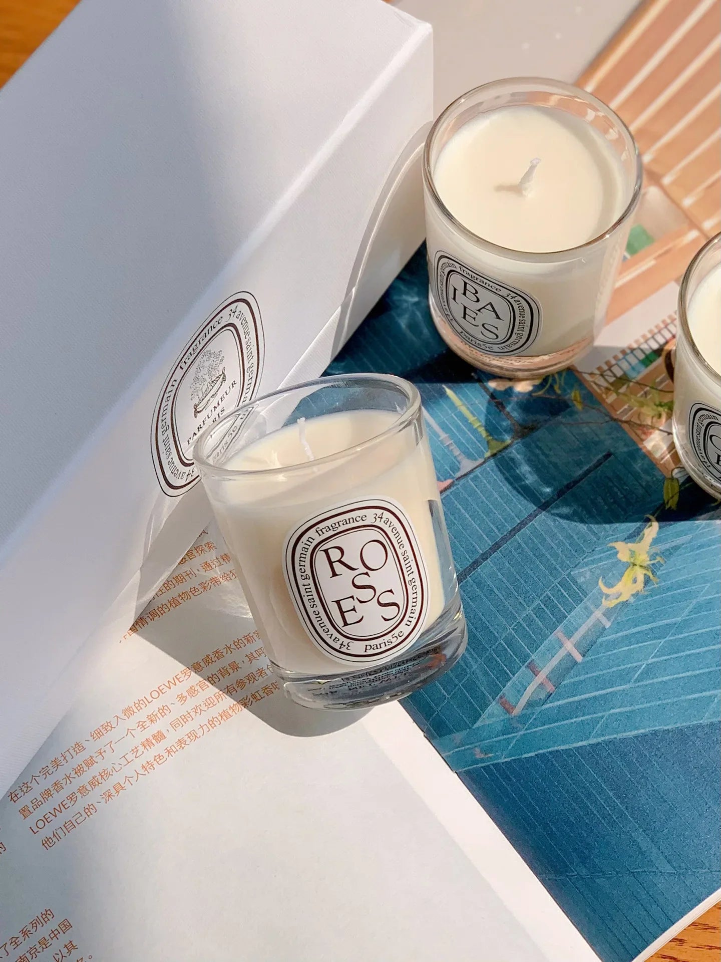 Aromatherapy Candle Natural Plant Scented Candles French Fragrance