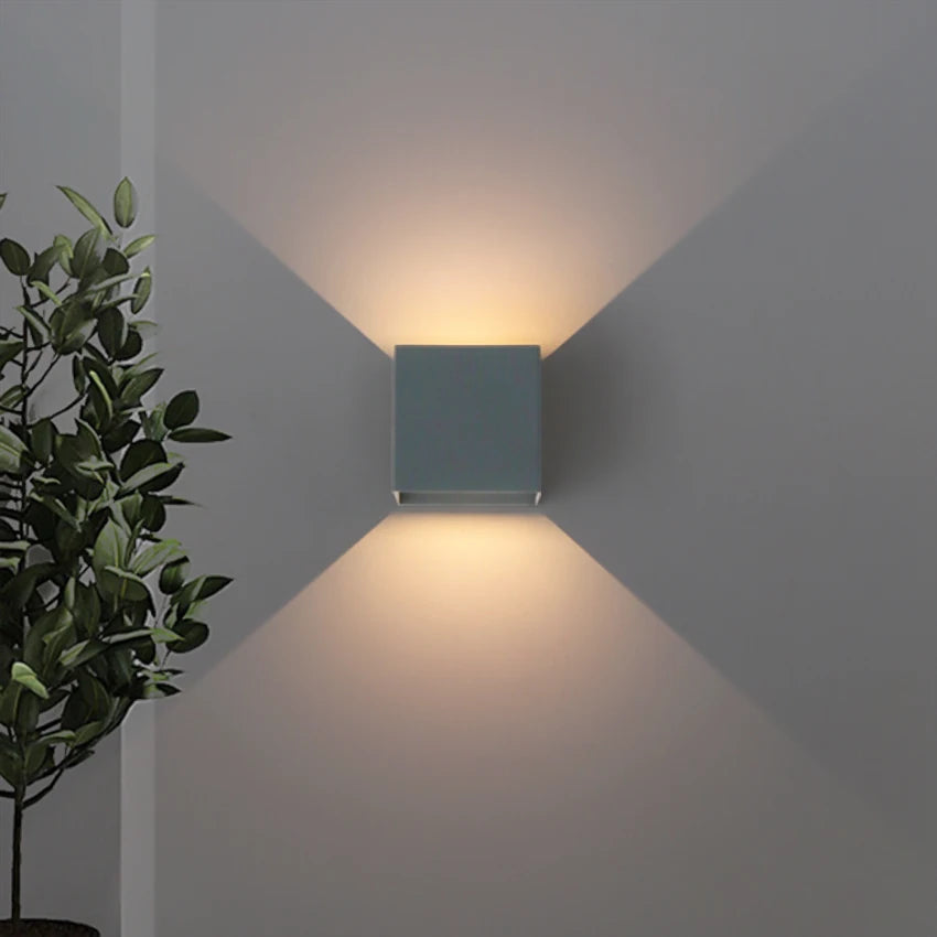 Cube Up And Down LED Wall Light