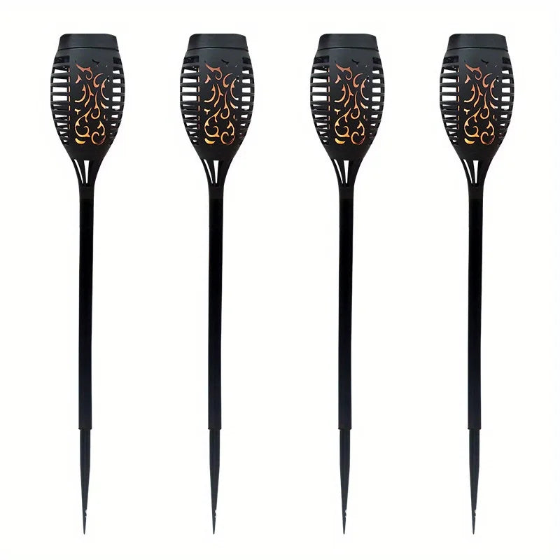 Solar Flame Torch Path Lights