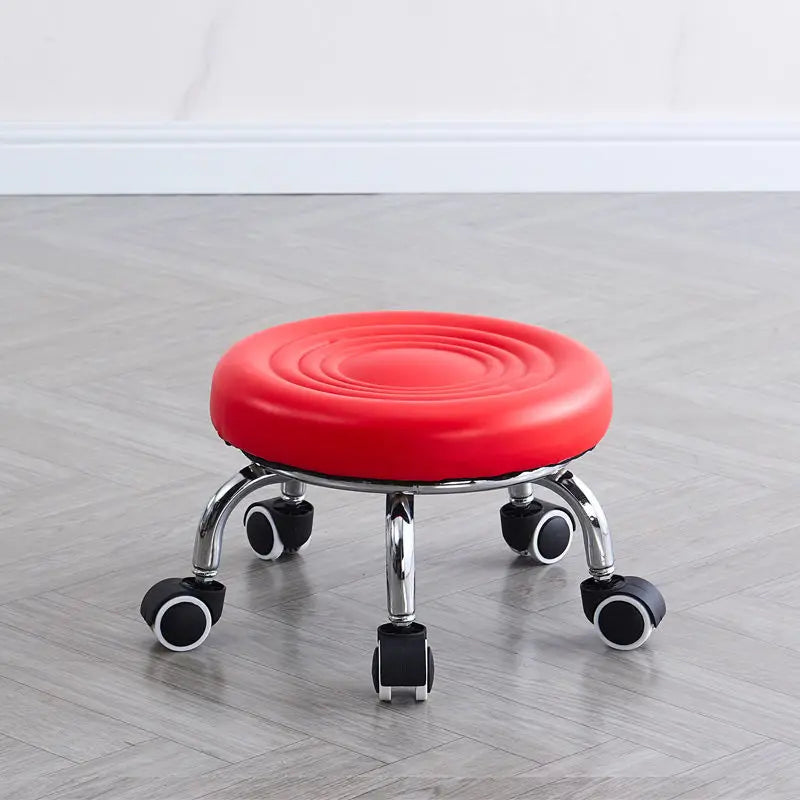 Rolling Low Stool With Wheels