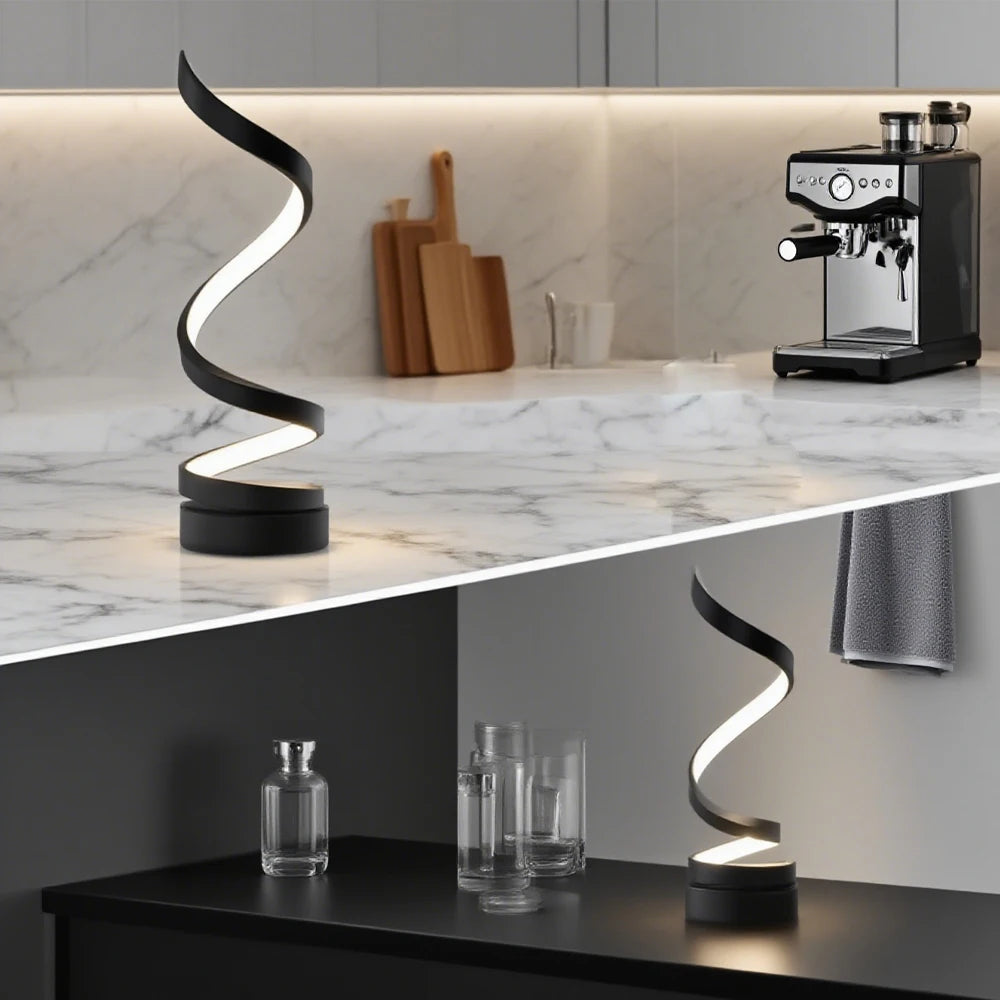 LED Spiral Dimmable Table Lamp