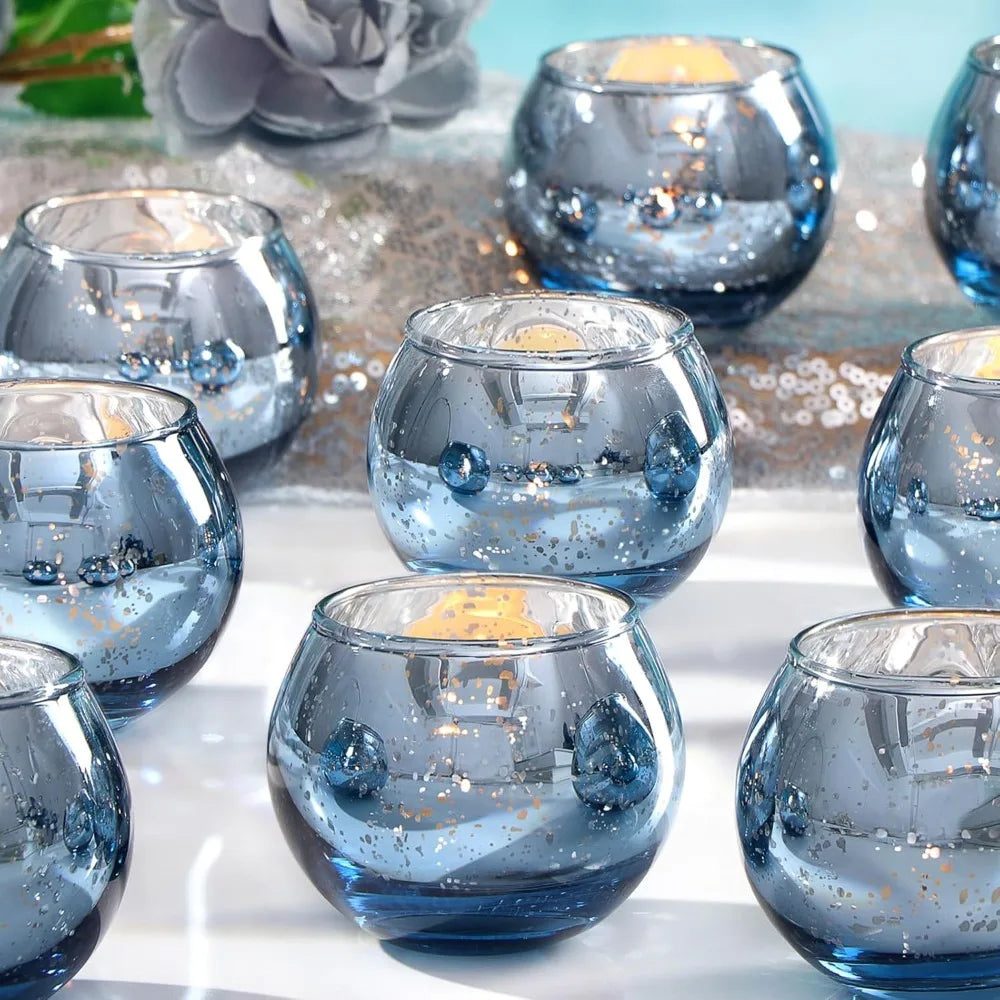 Mercury Glass Votive Candle Holders