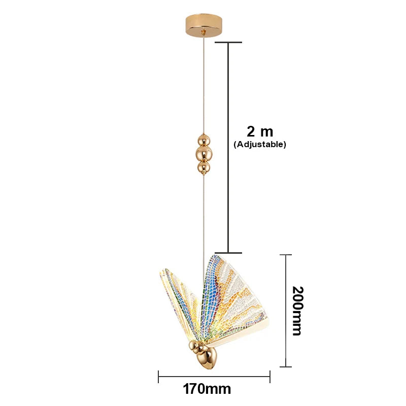 Butterfly LED Pendant Light