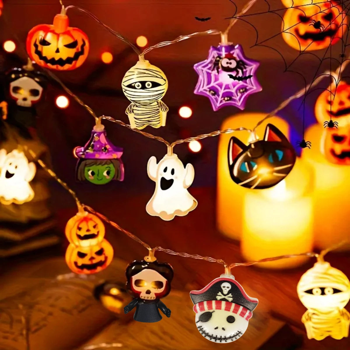 Halloween Shape LED String Lights